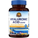 Vitalitown Hyaluronic酸补充250毫克,加上25毫克维生素C,自然衍生物和高生物利用率,皮肤水分,90维根卡普尔,3个月供应