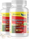 美国医学和科学镁 250 mg(100小杯) → 包装2瓶 → 氧化镁 补充男女 → 支持健康神经和肌肉功能 → 靴子锻炼性能
