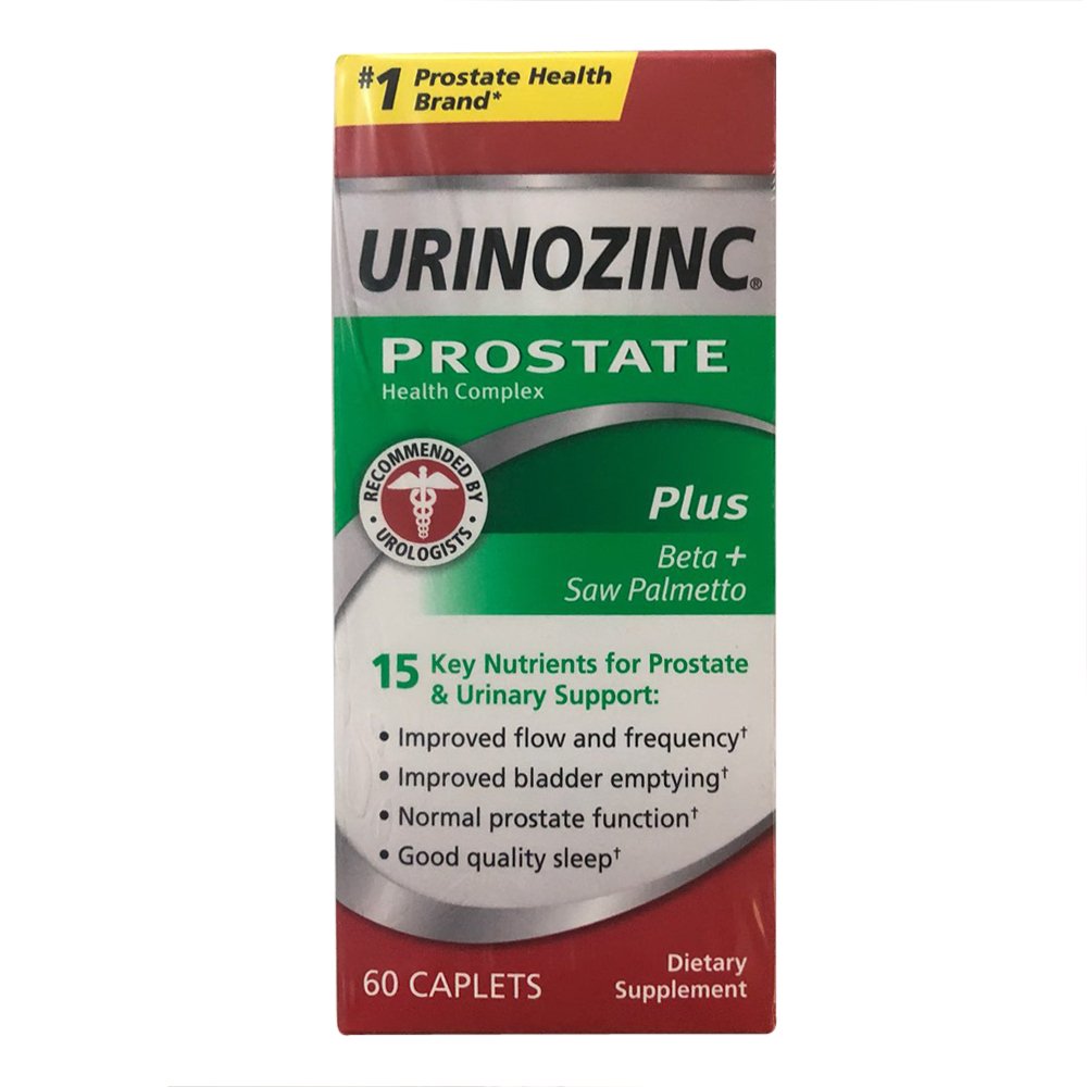 URINOZINC 健康综合体+ Beta+Saw Palmetto 60 CAPLETS