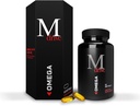 Mdrive Omega 3 Fish Oil for Men, Omega 3-6-9 1200 mg from Fish, Borage & Flaxseed Oil, Support Heart, Brain, Skin and United Health, 60 Counter (英语).