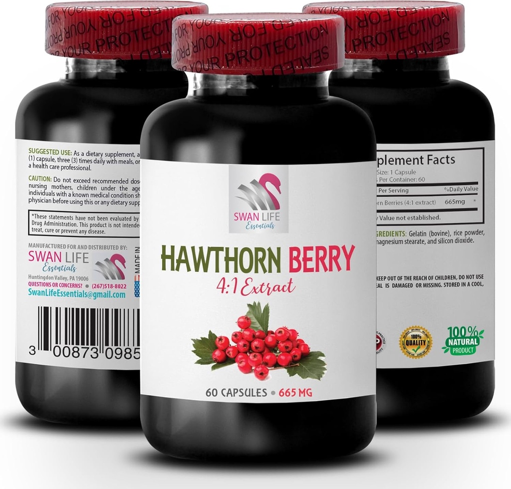 妇女抗氧化剂补充剂 -- -- HAWTHORN BERRIES EXTRACT -- -- 草角提取剂补充剂、莓汁补充剂、抗氧化剂浆果、野莓能量、草角能量丸 -- -- 1瓶60卡普苏尔