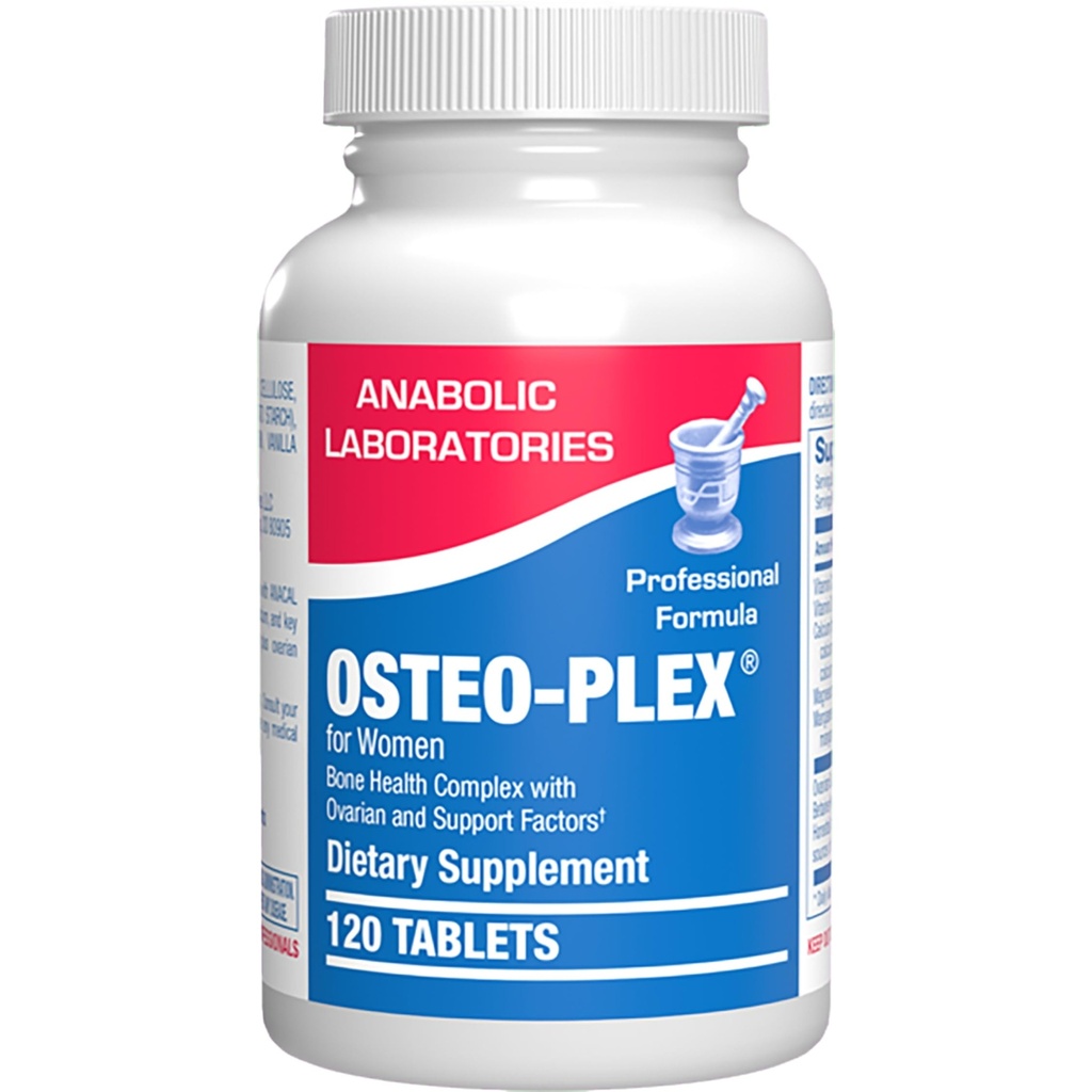 Osteo-Plex Bone 妇女健康补充 -- -- 临床公式Bone 强度补充,含镁钙维生素D3 & Trace Minerals Complex -- -- 容易吞咽小块(120个计数)