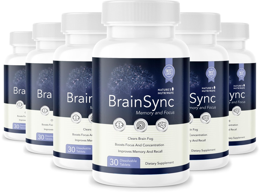 BrainSync Probiotic Supplement – 支持每日健康 & Gut-Brain 平衡 – 3.6亿 CPU – 30 溶解片,6个月供应量