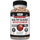 Kaya Naturals Health Gluco with Bittermelon Supplement QQ 支持健康水平和功能,20种草药维生素和矿物,Alpha Lipoic Acide,Cinnamon,维生素C & E,Non-GMO(60个计数)
