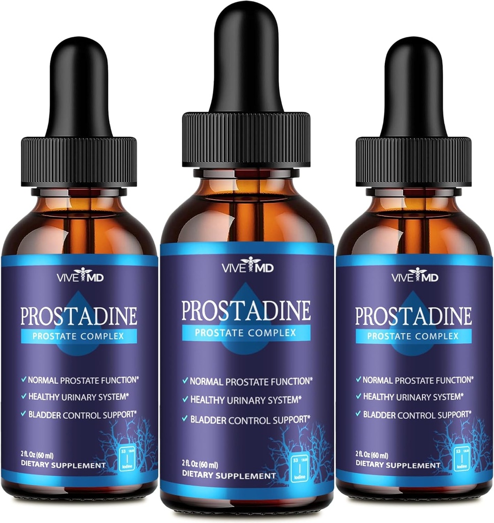 VVE MD Prostadine Drops for Prostate Health, Bladder Urinating Issues - Prostadine 官方降水公式 - 外加石榴的强度 - Prostadine Reviews (Package of 3)