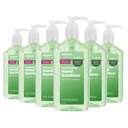 基本护理 -- -- Aloe Vera 手卫生器 62%,12 fl oz(6包)