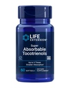生命延长 超级吸附剂 Tocotrienols,维生素E作为 D-Alpha tocopherol, 混合 tocotrienols, 支持毛发生长,脑功能,无胶,非GMO, 60软胶