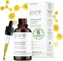 纯Therapro Rx 终极 K2 补充 → 液态 Liposomal 维生素 K2 Drops → 180 服务 → 600 mcg Vegan K2 作为 MK4 & MenaQ7 MK7 → 支持骨质健康,心脏健康,皮肤和头发 → 20 mL