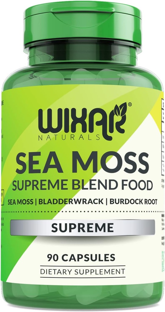 有机海蚊(英语:Sea Moss Capsules) - 与伯多克根状海蚊(英语:Burdock Root Capsules)的Bladderwrack - 爱尔兰海蚊(英语:Seamos Pills) - 更强于海蚊(英语:Than Sea Moss Gel) - 塞比博士启发 - 生海蚊(英语:Raw Sea Moss Powder) - 爱尔兰摩斯(英语:90 Caps)