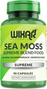 有机海蚊(英语:Sea Moss Capsules) - 与伯多克根状海蚊(英语:Burdock Root Capsules)的Bladderwrack - 爱尔兰海蚊(英语:Seamos Pills) - 更强于海蚊(英语:Than Sea Moss Gel) - 塞比博士启发 - 生海蚊(英语:Raw Sea Moss Powder) - 爱尔兰摩斯(英语:90 Caps)