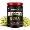 AllMAX 营养 AMINOCORE BCAA 粉末,8.18克氨基酸、室内和工作后恢复饮料,无胶水,白葡萄,315克
