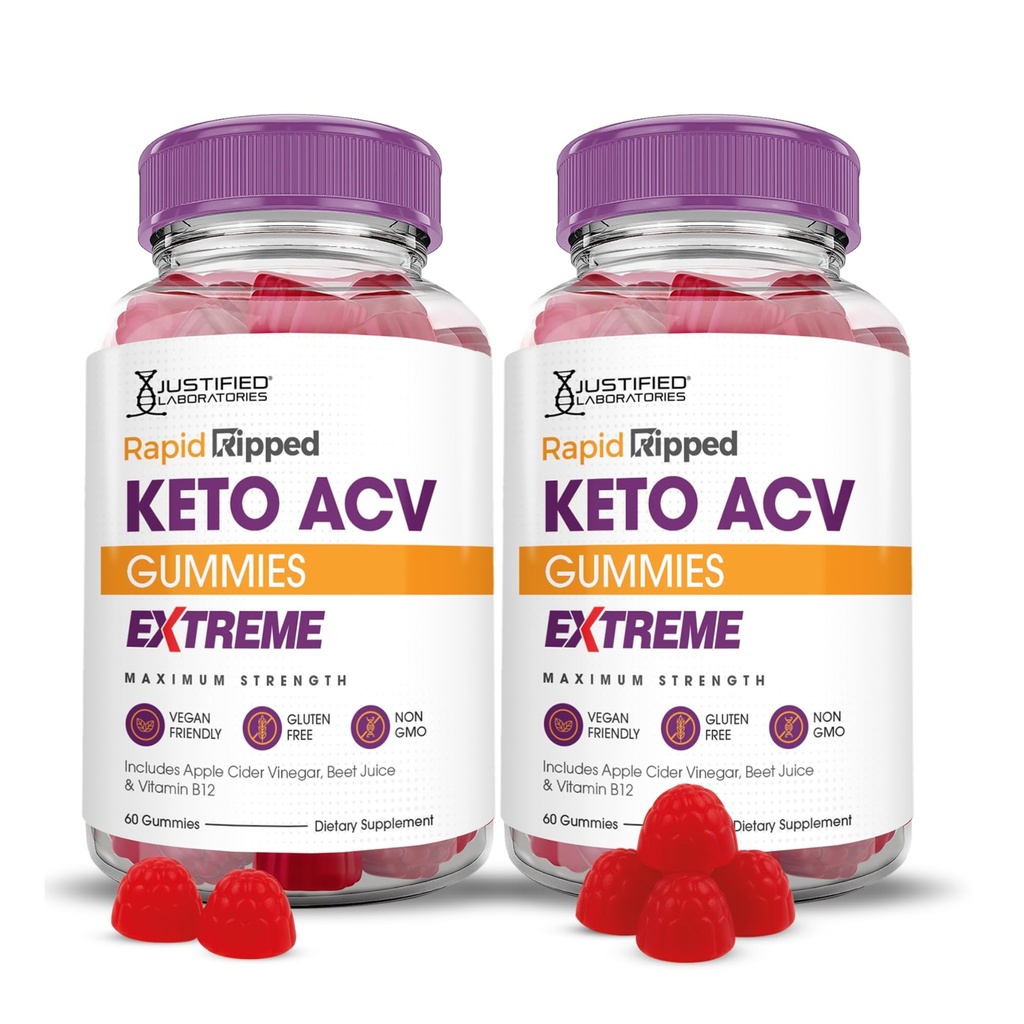 合理实验室 (2 Pack Rapid ripped Keto ACV Gummys Extreme 2000MG Rapidripped Keto Gummys Apple Cider Vinegar 配以石榴甜菜汁粉 B12 Vegan Non GMO 120 Gummys 配制的 苹果苹果甜菜