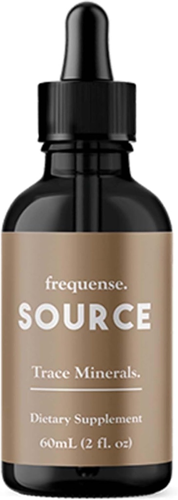 FREQUENSE - 源头追踪矿物 - Fulvic矿物粉促进骨质健康,营养吸收,皮肤支持,Gut健康与电解质 - 60毫升