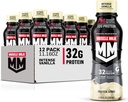 Muscle Milk Pro 高级营养蛋白摇摆, Intense Vanilla, 11.16 Fl Oz(12袋), 32g 蛋白, 1g 糖, 16 Vitamins & Minerals, 5g Fiber, Workout Recovery, Energing Snack, Packing May Vary ).