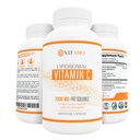 Liposomal 维生素 C 2000mg 高级交付系统 300 Capsules Imunes 支持和Collagen 助推器 高吸收 Ascorbic 酸,高剂量维生素c,零大豆,100%非GMO