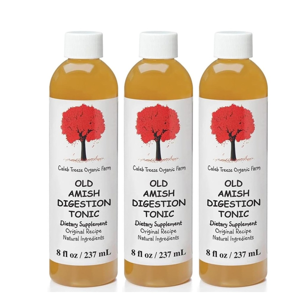 Caleb Treeze Old Amish Digestion Tonic(前称:停止酸性还原) 8 oz(第3包)