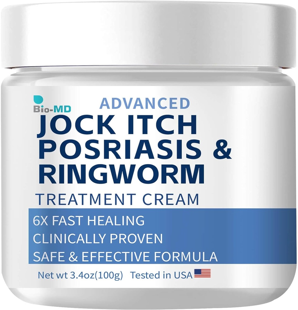 生物-MD Jock Itch Cream, Jock Itch Cream 超强男与女,Psorias Cream,环虫治疗人类,Ich Cream - 强力和快速救济