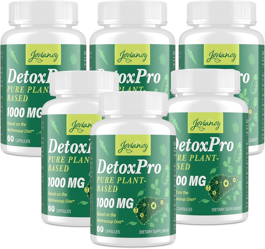 1 000 MG Gentle 解毒清洁剂、肝脏天然毒素氟化剂、Gut & Colon、抗氧化剂和消化剂支持、Zeolite、女性和男性快速解毒复合剂 -- -- 480 Capsules