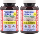 Yerba Prima Psyllium Husks Fiber Veg Caps - 180 (2号包)