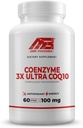 MB 1 Pharma-COQ10 补充(100mg) 60日供给-3x 超高级吸收,抗氧化剂防御 - 支持细胞能量生产心功能-非GMO,无胶质,高吸收