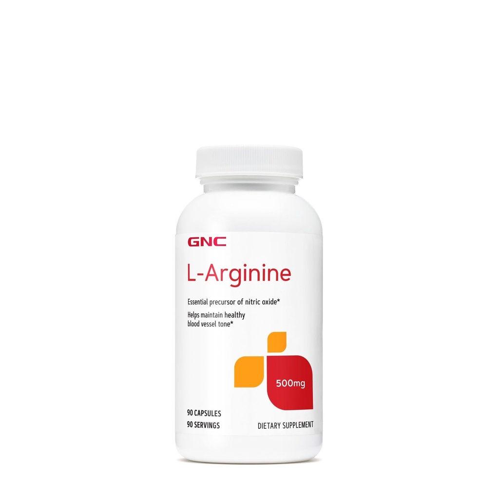 GNCL Arginine 500mg 补充品,支持健康血船油,90架
