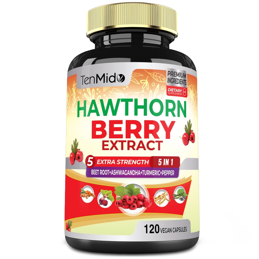 霍桑·贝里补编 Capsules - 120 Vegan Capsules 4个月 - 混合甜菜根、Ashwagandha、Turmeric Curcumin和黑辣椒