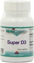 营养学超级D3 饮食补充 - Bone & Immune 支持, Colecalciferol with C & E, Vegetarian Capsules, Gluten Free - 60 Counter