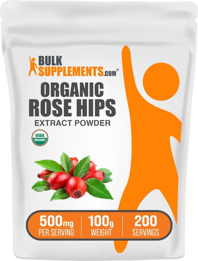 Bulk Assupports.com 有机玫瑰花粉提取剂 - 玫瑰花粉 - 草药补充剂 - 草药补充剂 抗氧化剂 来源 - Gluten Free, 每服500毫克, 100g (3.5 oz) (Pack of 1)