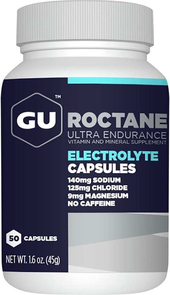 GU Roctane 电解片 Capsules 一种颜色, 50 个 Caps