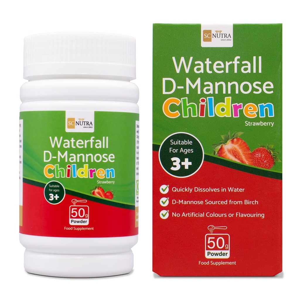 (原始内容存档于2019-10-21) (英语). Sc nutra Waterfall D-Mannose Children Strawberry - Kids D-Mannose 自然来源于Birch (Sweet Cures).