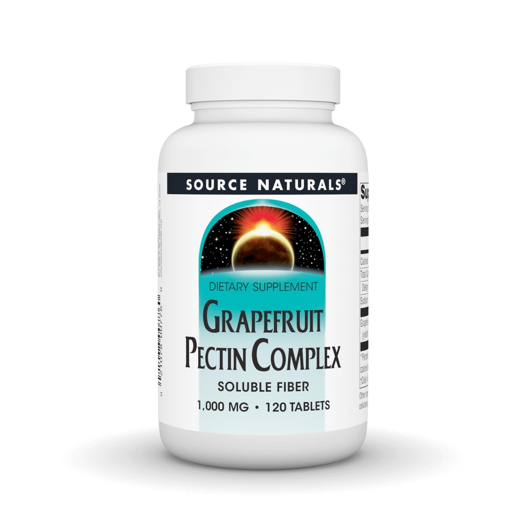 天然葡萄果 Pectin,可溶性纤维-1000毫克膳食补充剂-120片