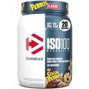 Dymatize x Cocoa Pebbles ISO100 Whey 蛋白质蛋白酸盐, 蛋白质25g, 20 services, 5.5g BCAAs, 120 Cal., Gluten Free, 1g Fat, 1g Sugar, 2g Carb