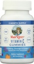 MaryRuth 有机维生素 C Gummys + 免疫支持和整体健康 + 免疫支持 + 成人与儿童维生素 C + Vegan + Non-GMO → 60 服务