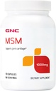 GNC MSM 1000mg, 90卡普勒, 支持联合卡蒂拉