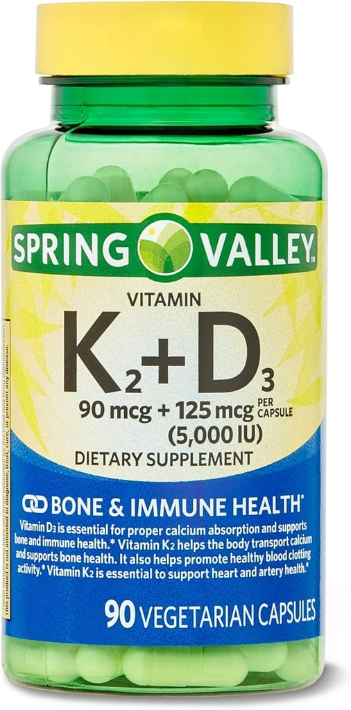 abseits 维生素 K2(90mcg) + D3(125mcg) 90 蔬菜卡普尔伯爵
