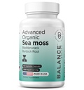Balancebreens Organic Irish Sea Moss, Bladderwrack & Burdock Root Supplement 1405mg, 60 Veg Capsules - Immune Booster, Gut Health, Skin Detox & Joint Support (60 Count (Pack of 1))