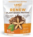 Laird Superfood Renew Plant-Based Protein Powder, 19 Grams Protein, Vegan with Sasha Inchi Seed Protein, Four Functional Mushrooms, Preservative Free, Gluten-Free, Dairy-Free, 16 oz. Bag
