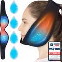 4 Gel Packs Chin Strap 软性热和冷 - 智慧牙齿再自由面的冰包