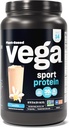 Vega Sport蛋白粉香草(14种,20.4 oz) - 以植物为主的Vegan蛋白粉,BCAAs,氨基酸,柏油樱桃,非乳品,Gluten Free,非GMO(包装May Vary)