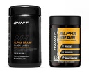 ONNIT Premium Alpha Brain Bundle - Nootropic Brain Supplement(90 Ct) + Black Label Citicoline 精神速度,注意力和认知支持补编(80 Ct) - 促进焦点,浓度和记忆