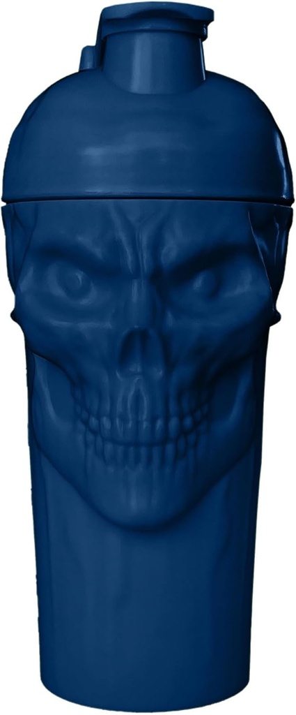 JNX 移植诅咒! Skull Shaker Bottle, 24 Ounce, 海军有限版, 与经典循环顶端的混合