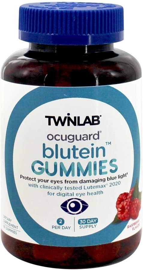 Twinlab Lutein Ocuguard Blutein 成人古米 | 60 伯爵 | 包含 Zeaxanthin & Lutein 蓝光蛋白 | 眼维生素