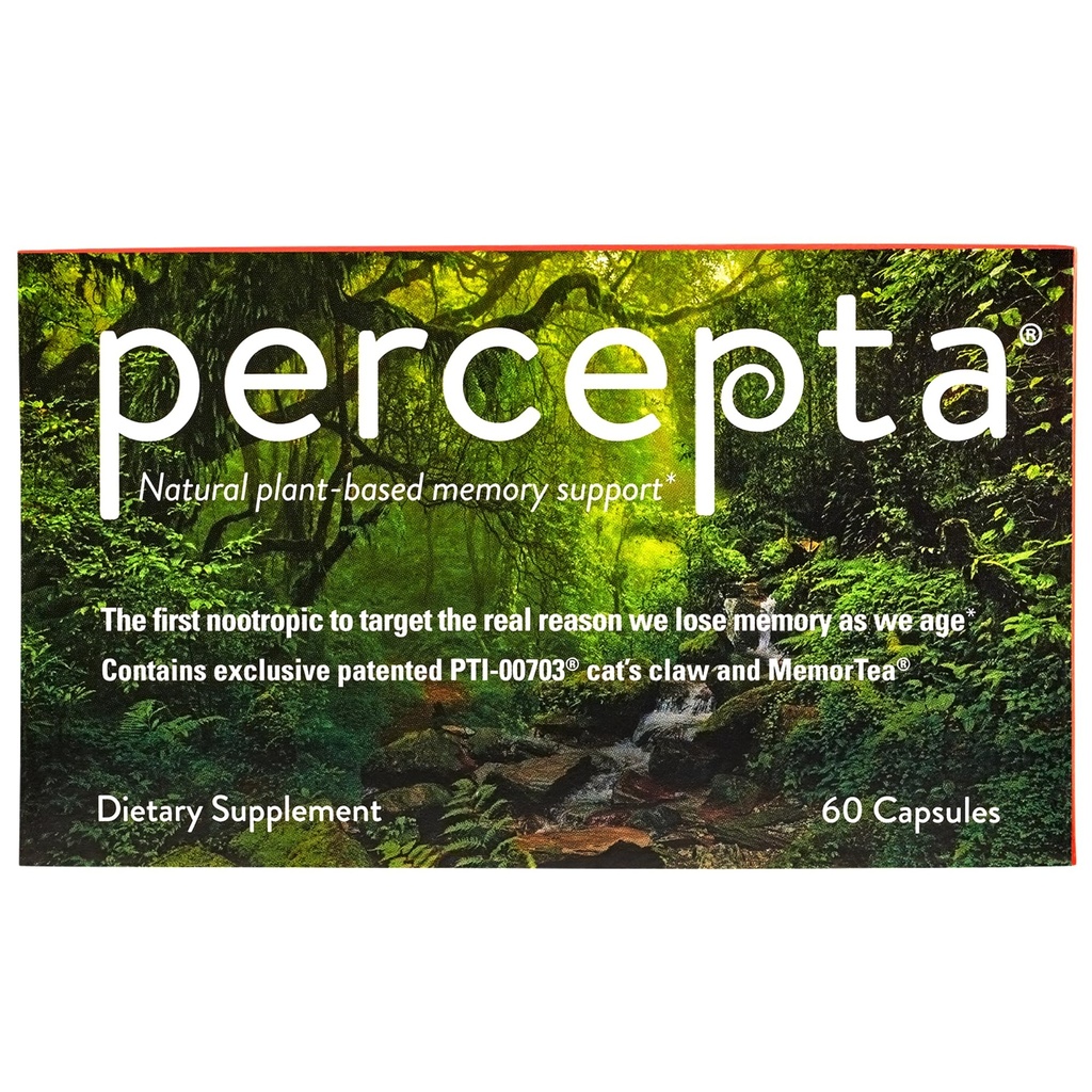Perepepta 植物记忆支持 - 自然的诺诺氏大脑助推器 - 记忆,焦点,集中 - 30天供应