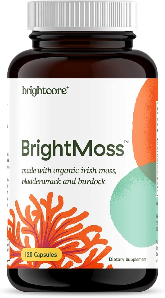 营养 - Blight Moss,爱尔兰海蚊 Capsules,有机海蚊 Bladderwrack & Burdock Root Capsules, Gut Health & Immune支助补编,120 Capsules