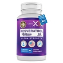 Genex公式 Resveratrol 1500 mg 健康衰老补充剂 — NSF 认证安全性,质量性和标签准确性 — 强抗氧化剂和健康衰老公式 — Gluten Free 90 Count
