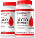 NutraRize(2 Pack) 糖同步Glyco 优化剂 Capsules, 官方糖同步Glyco 优化剂, 糖同步联合优化剂, 糖同步Gluco 清洁剂公式, 糖同步Glycol审查(120 Capsules)