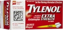 Tylenol Extra strong pain Reliver 和 Fever 减压卡普列斯- 100 计数