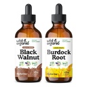 野生和有机黑胡桃叮当 4 fl oz & Burdock 根叮当 4 fl oz