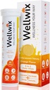 4-in-1 健康每日生命号——电解质,豁免,抗氧化剂和抗生素. 维生素C 1000 mg,钠200 mg,钾100 mg,维生素D3,B12 and More. 减速板