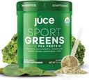 Juce SG7 Sport Greens Powder Supplements + 有机植物基蛋白 + 绿色汁粉 + 亲生素 + 蘑菇 混合莓 Flavor + 30 services + 由 Terra Kai Organics 提供 + 30 services